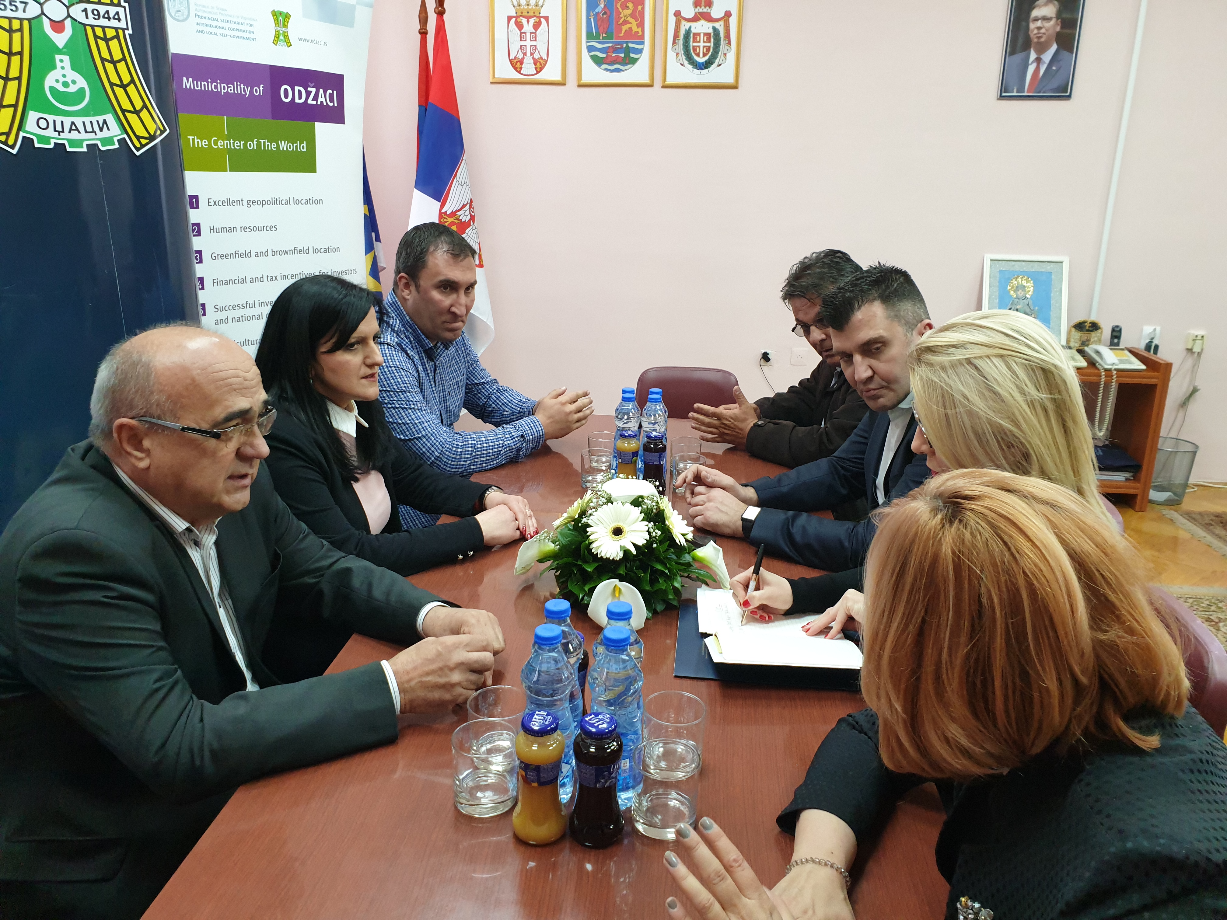 Министар за рад, запошљавање, борачка и социјална питања Зоран Ђорђевић, посетио општину Оџаци 