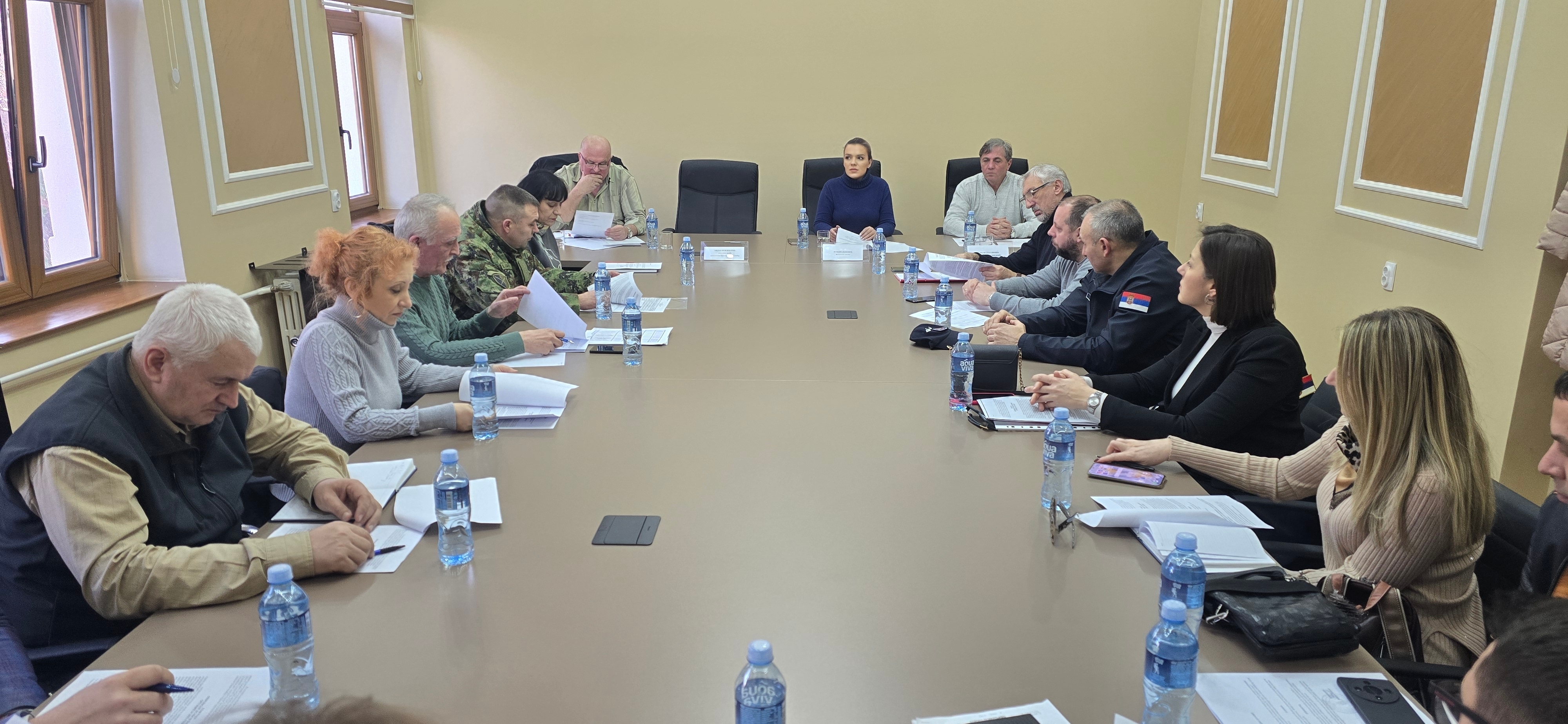 Општински штаб за ванредне ситуације усвојио план рада за 2025. годину